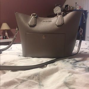 Grey Michael Kors Shoulder Bag